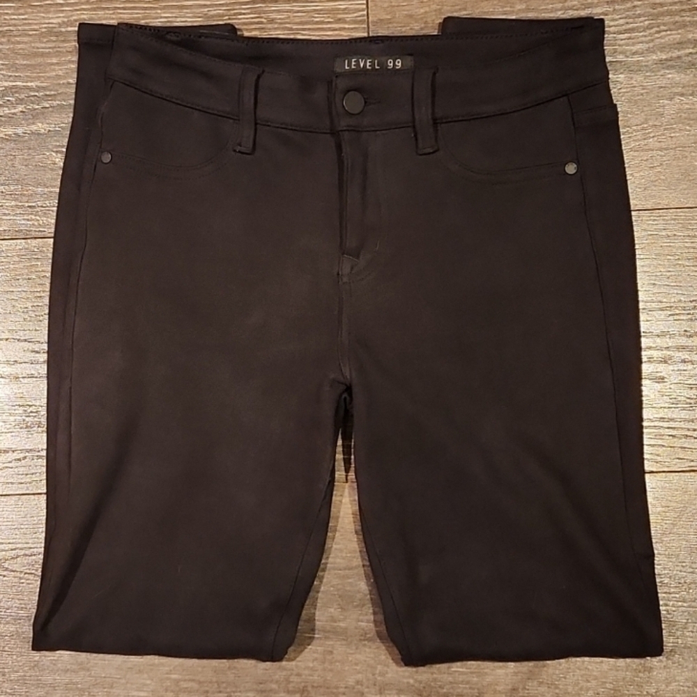 ❤️ LEVEL 99 FAUX SUEDE SKINNY PANTS / LEGGINGS, HIGH RISE, 8 (29)